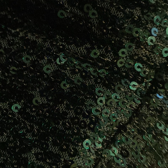 Lulus green shimmer sequence dress new with tags - Picture 10 of 12